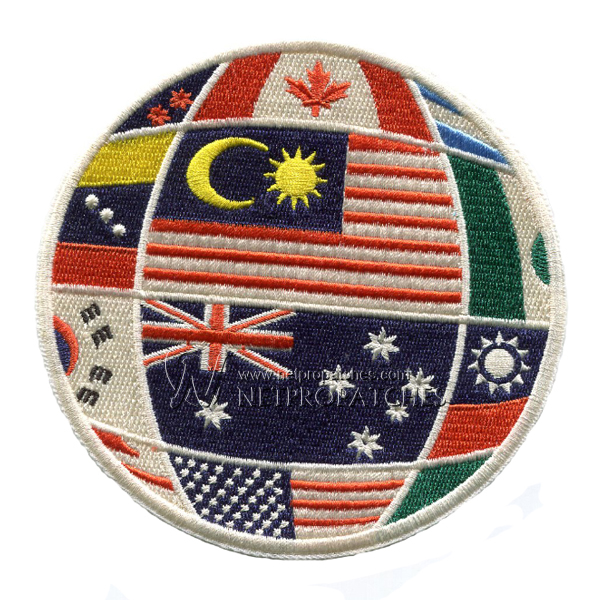 Country Flag Patches, World Flag Patches